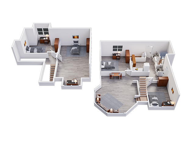 4x1 A2 Floor plan layout