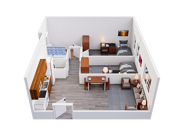 2x1 A2 Floor plan layout