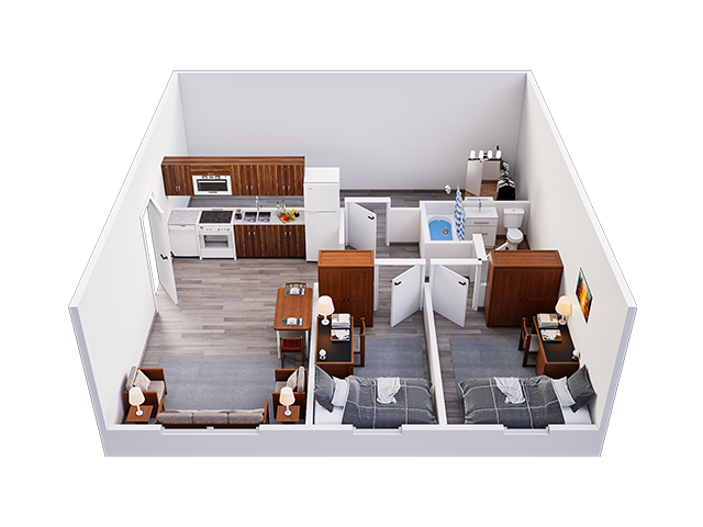 2x1 A3 Floor plan layout