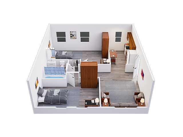 2x1 A5 Floor plan layout