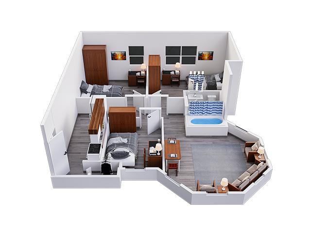 3x1 A3 Floor plan layout
