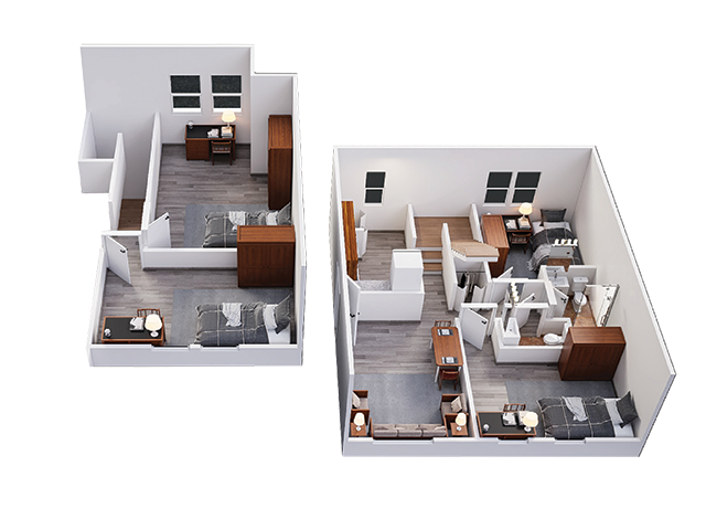 4x1 A5 Floor plan layout